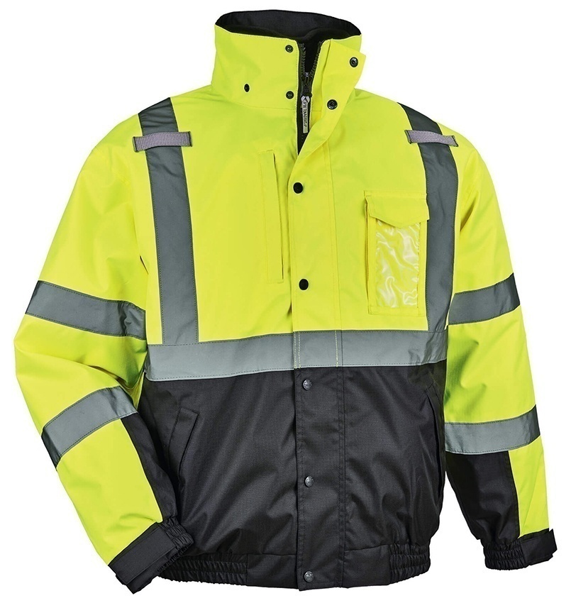 Ergodyne 8381 GloWear Class 3 Performance 4-in-1 Bomber Jacket from Columbia Safety