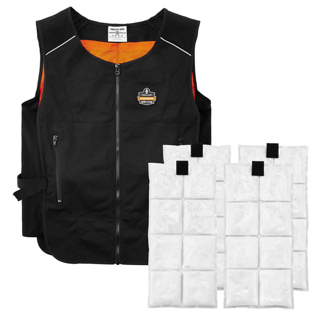 Ergodyne Chill-Its 6260 Lightweight Phase Change Cooling Vest with Packs | 6260 from Columbia Safety