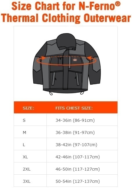 Ergodyne 6466 N-Ferno Thermal Jacket from Columbia Safety