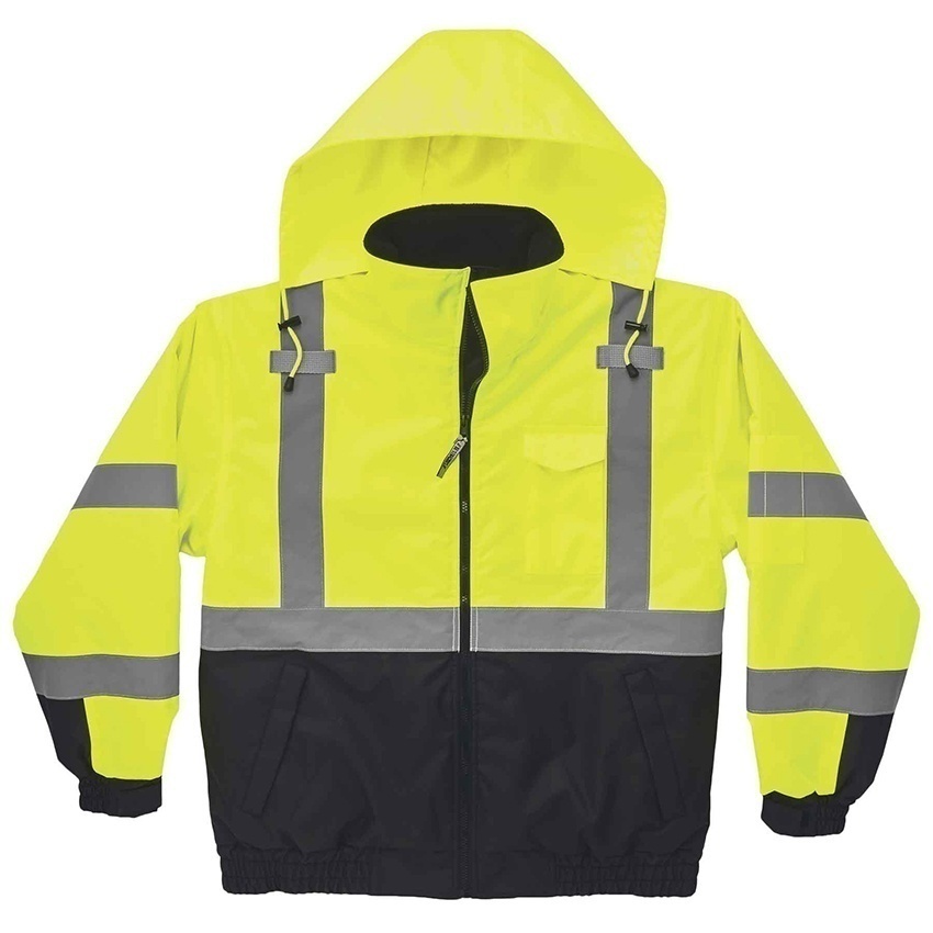 Ergodyne 8377 GloWear Type R Class 3 Quilted Bomber Jacket from Columbia Safety