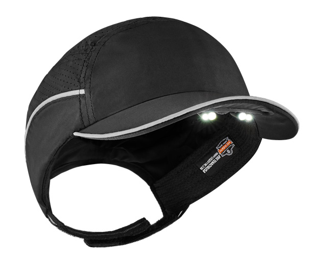 Ergodyne Skullerz 8965 Lightweight Bump Cap Hat with LED Lighting | 8965 from Columbia Safety