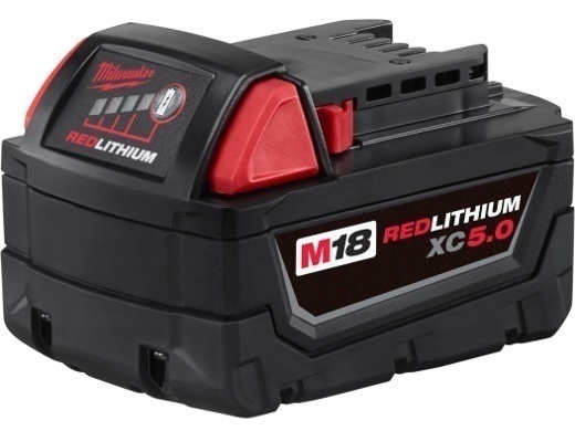 Milwaukee M18 REDLITHIUM XC5.0 Extended Capacity Battery (No Packaging) from Columbia Safety