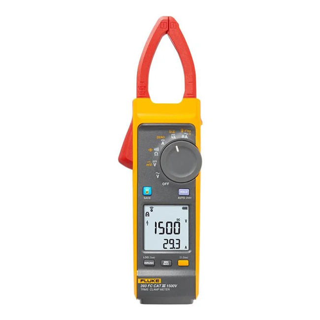 Fluke 393 FC Cat III 1500 V True-rms Solar Clamp Meter from Columbia Safety