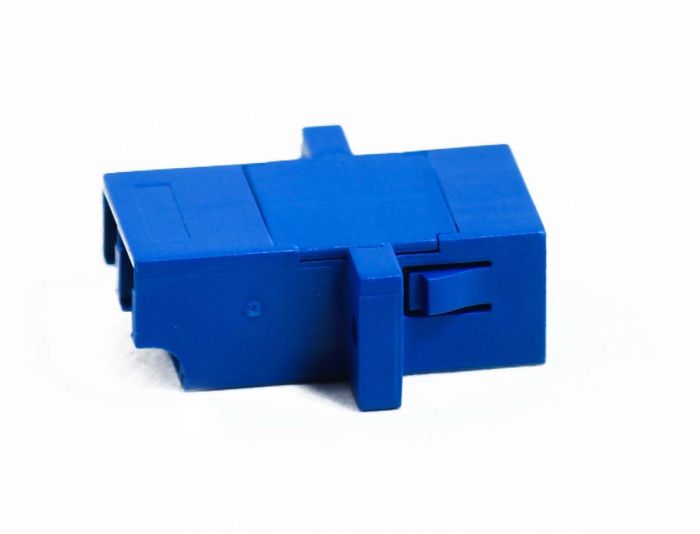 FIS LC Adapter Duplex Blue Singlemode Style 3 SC Footprint with Flange from Columbia Safety