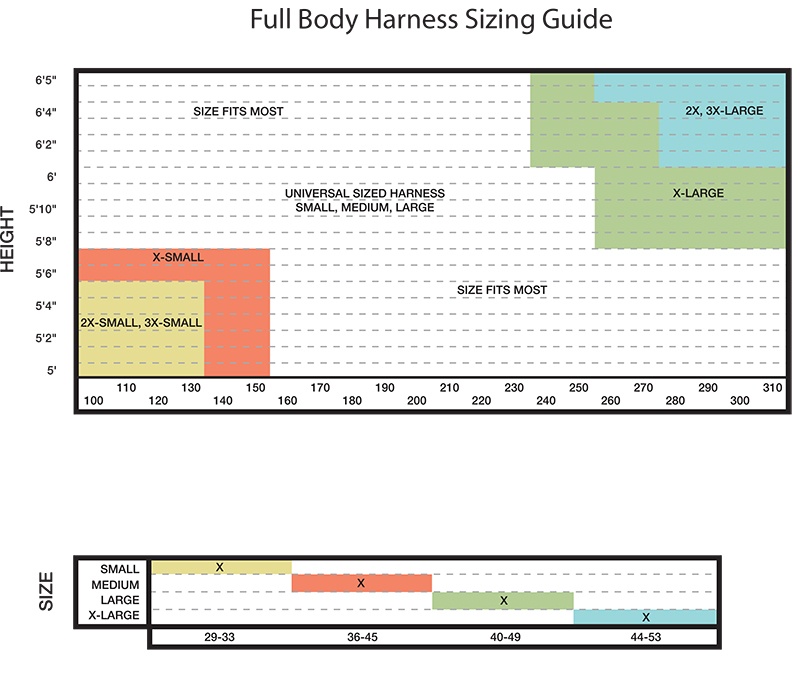 FallTech Journeyman Flex Steel 3 D-Ring Climbing Harness from Columbia Safety