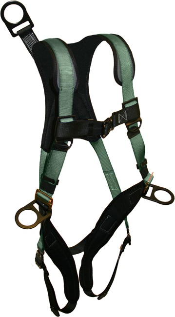 French Creek STRATOS Full Body Harnesses Bayonet Leg Buckles with 12 Inch Extension from Columbia Safety
