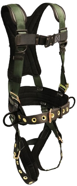 French Creek Stratos Construction Full Body Harness with Belt from Columbia Safety