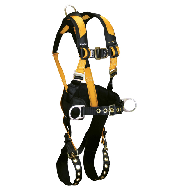 FallTech Journeyman Flex Steel 4D Construction Climbing Full Body Harness from Columbia Safety