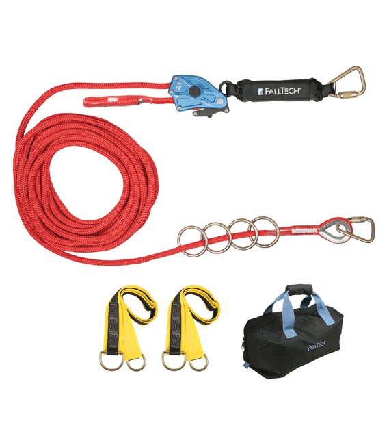 FallTech 4 Person Horizontal Lifeline Kit from Columbia Safety