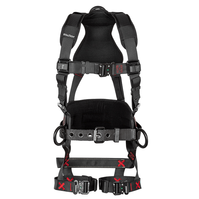 FallTech FT-Iron 3 D-Ring Construction Harness with Quick Connect Legs from Columbia Safety