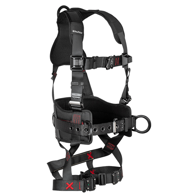 FallTech FT-Iron 3 D-Ring Construction Harness with Quick Connect Legs from Columbia Safety
