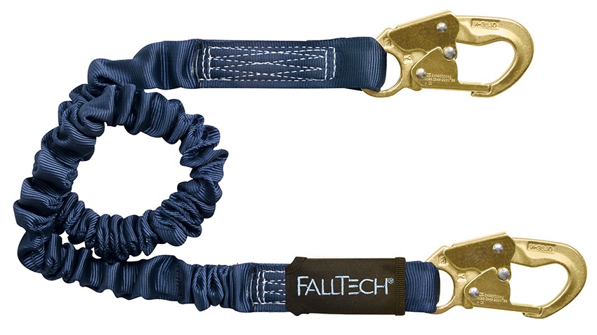 FallTech ElasTech Adjustable Dual Snap Hook Lanyard from Columbia Safety