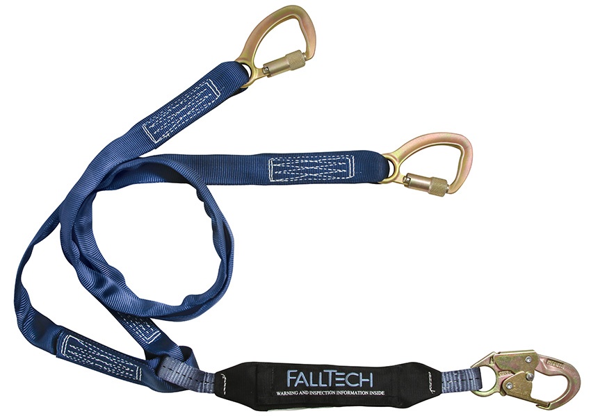 FallTech WrapTech Y-Leg Tie-Back Lanyard - 6 Foot from Columbia Safety