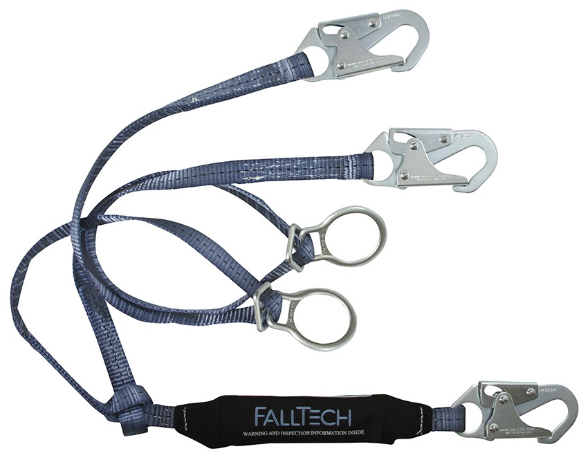FallTech ViewPack Y-Leg Snap Hook Tie-Back Lanyard from Columbia Safety