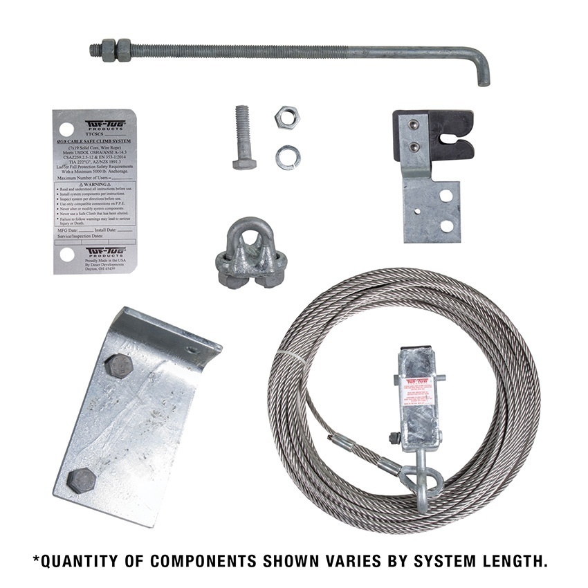 Tuf-Tug Monopole Cable Safe Climb System from Columbia Safety