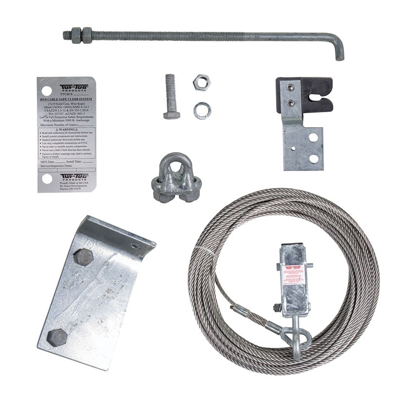Tuf-Tug Monopole Cable Safe Climb System from Columbia Safety