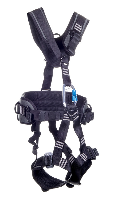 French Creek 22030B-BLK Navigator Rope and Rescue Harness from Columbia Safety