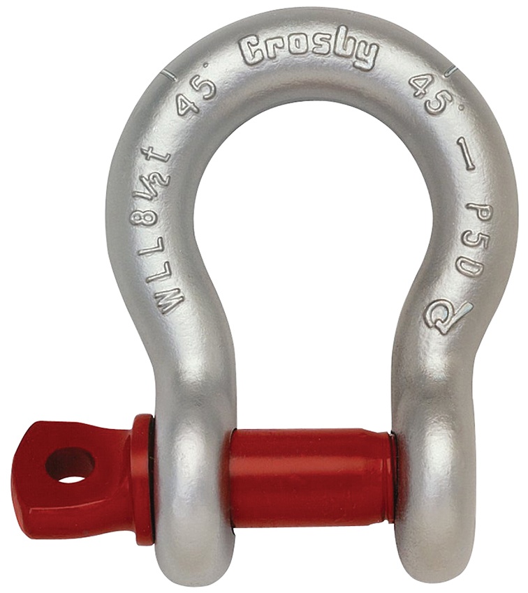 Crosby Galvanized Screw Pin Shackles from Columbia Safety