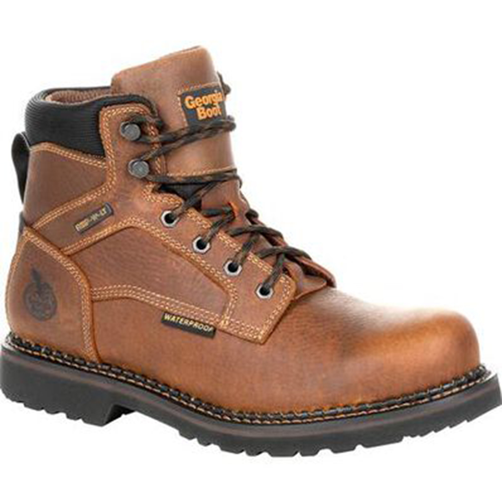 Georgia Boot Giant Revamp Waterproof 6 Inch Work Boots with Steel Toe from Columbia Safety