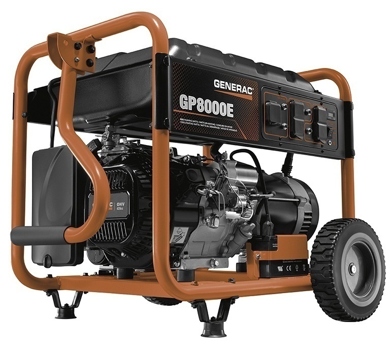 Generac GP8000E Portable Generator from Columbia Safety