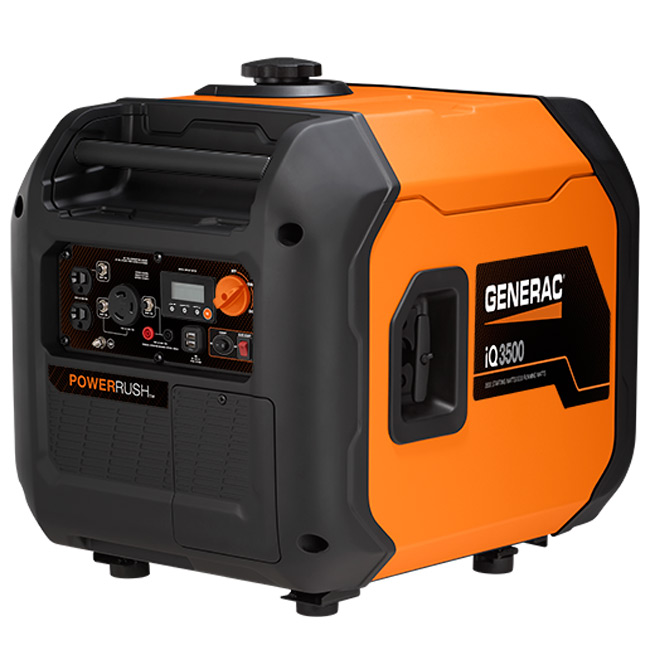 Generac iQ3500 Portable Inverter Generator from Columbia Safety