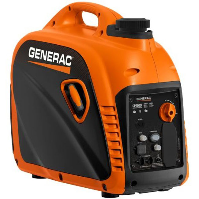 GENERAC GP2500I Portable Inverter Generator from Columbia Safety