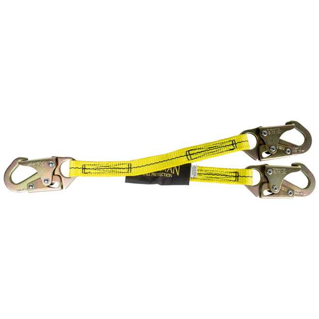 Guardian Fall Protection Rebar Positioning Device Web 22'' Non-Swivel Steel Snap Hooks from Columbia Safety