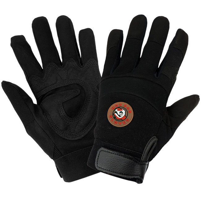Global Glove Hot Rod Synthetic Leather Mechanics Gloves from Columbia Safety