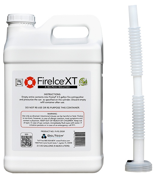 GelTech FireIce XT 2.5 Gallon Pre-Mixed Refill from Columbia Safety