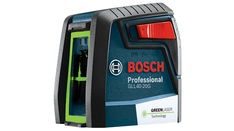 Bosch Self-Leveling Green-Beam Cross-Line Laser from Columbia Safety