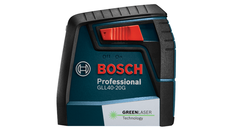 Bosch Self-Leveling Green-Beam Cross-Line Laser from Columbia Safety