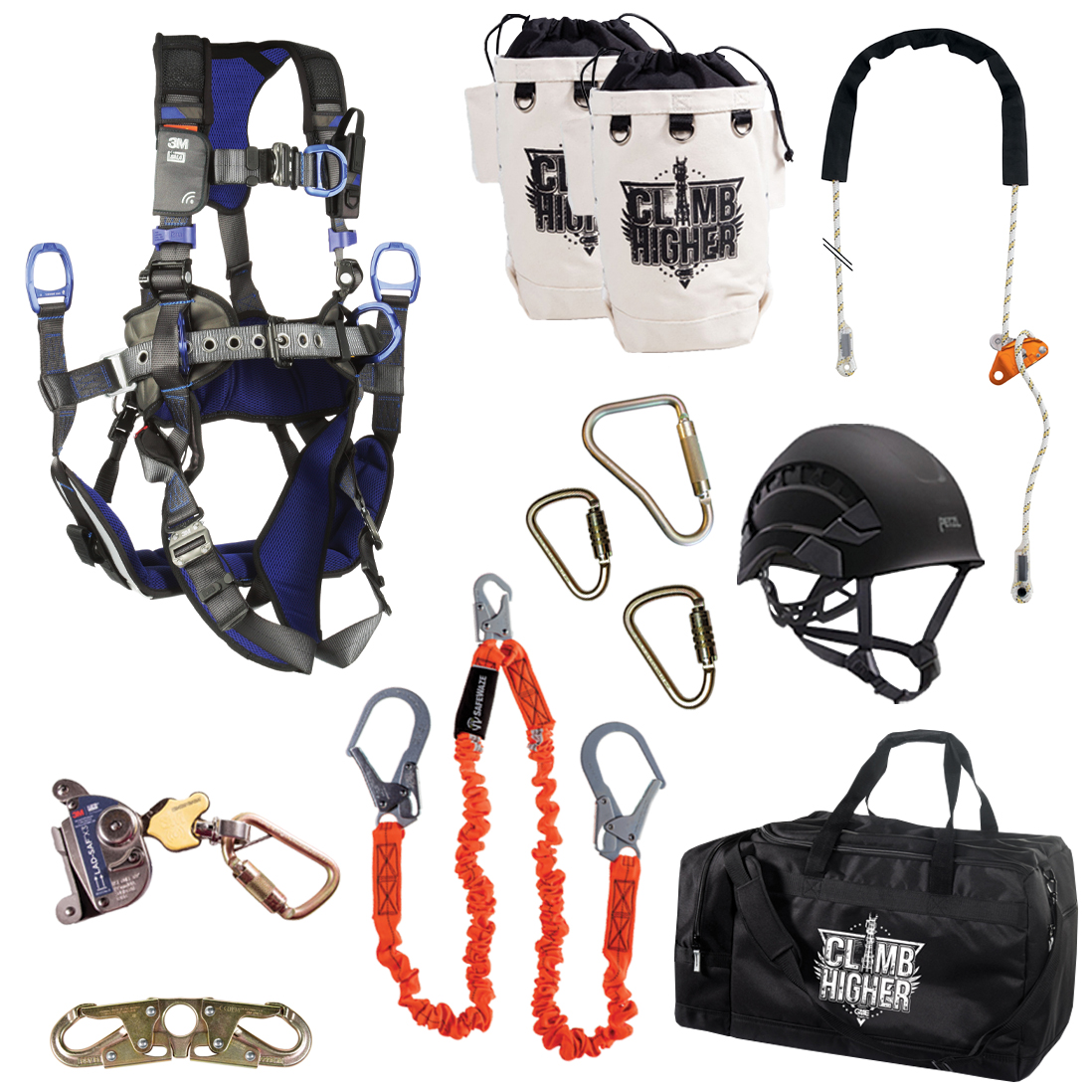 GME Supply 90005 ExoFit X300 Tower Climbing Harness Kit from Columbia Safety