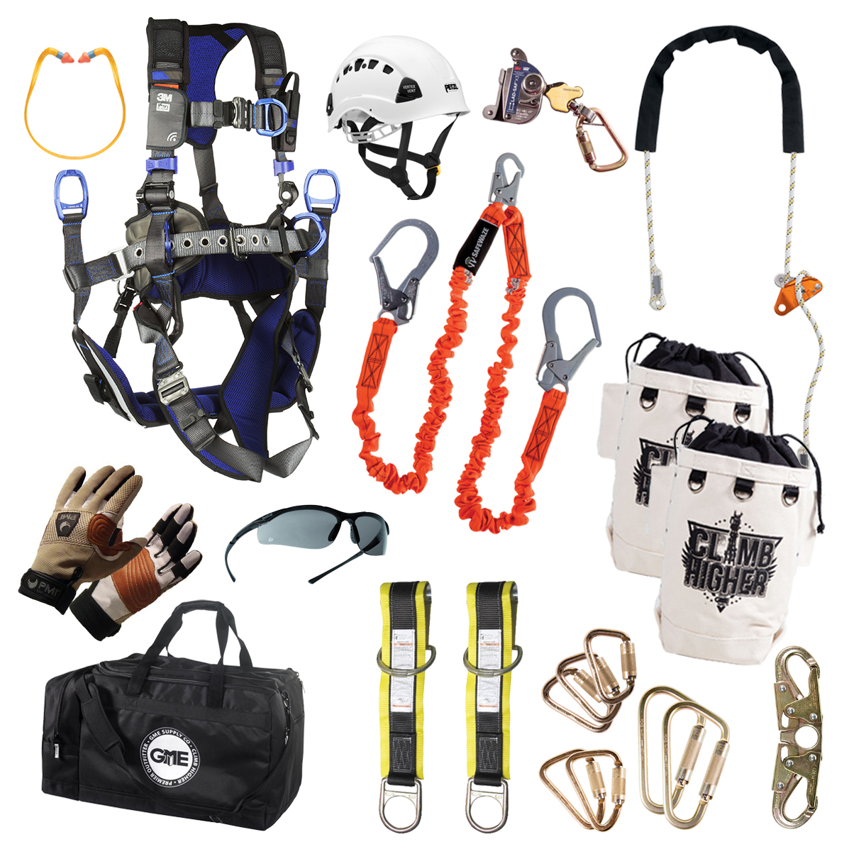 GME Supply 90014 Deluxe Tower Climbing Training Kit from Columbia Safety