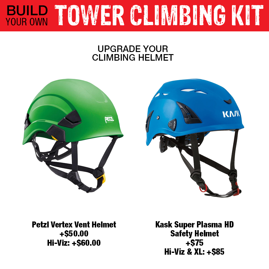 GME Supply 90099 Build Your Own Tower Climbing Kit - Helmet Upgrade from Columbia Safety
