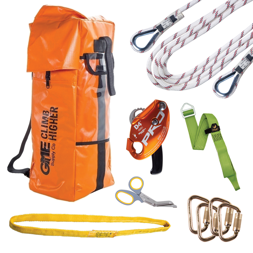 GME Supply 7/16 Inch Rope Rescue Kit from Columbia Safety