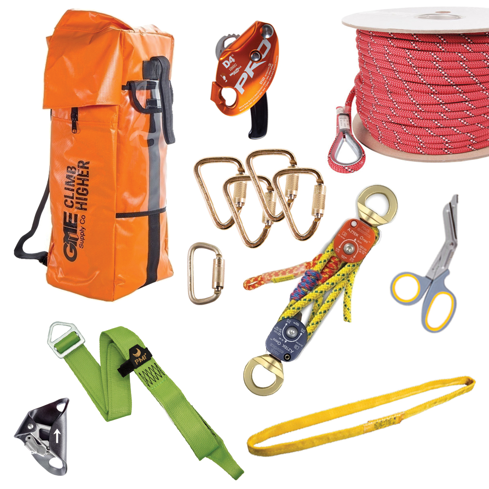 GME Supply 7/16 Inch Rope Deluxe Rescue Kit from Columbia Safety