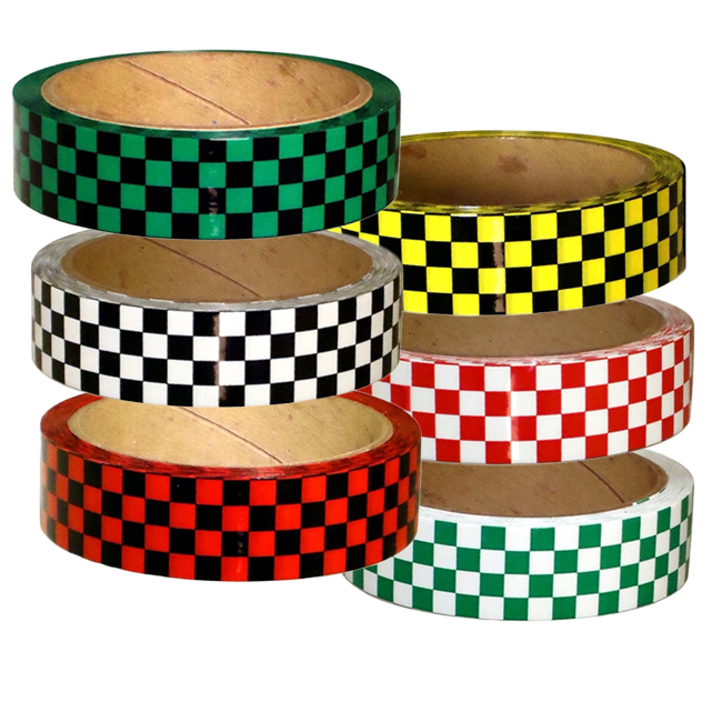 All Checkerboard Tape Colors from Columbia Safety