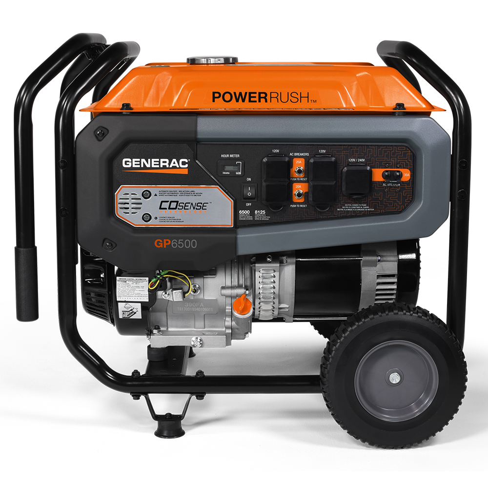 Generac GP Series 6500 Cosense Portable Generator from Columbia Safety