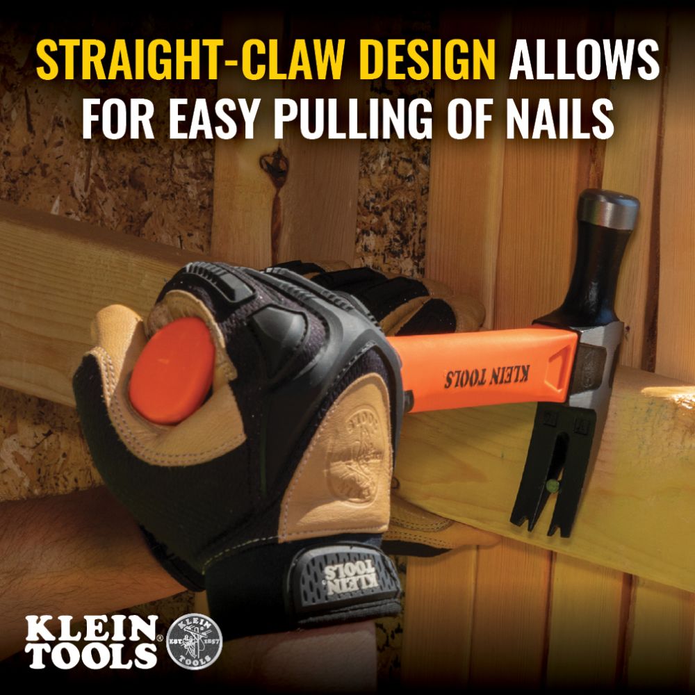 Klein Tools H80820 20 Ounce 13 Inch Straight Claw Hammer  from Columbia Safety