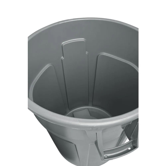 Rubbermaid Brute 44 Gallon Grey Round Vented Trash Can from Columbia Safety