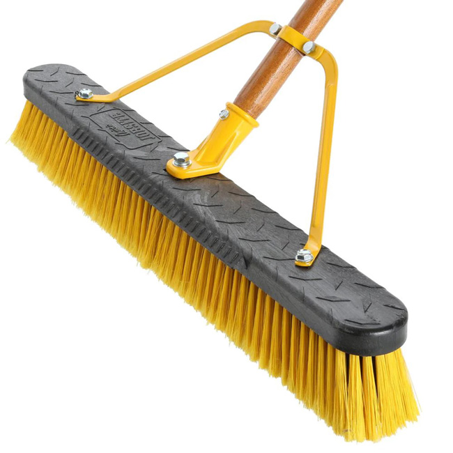 Multi-Surface Indoor/Outdoor Push Broom from Columbia Safety