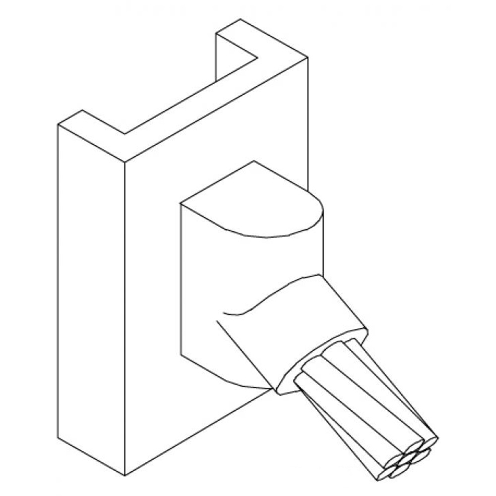 Harger Stranded Copper Conductor to Vertical Steel Pipe from Columbia Safety