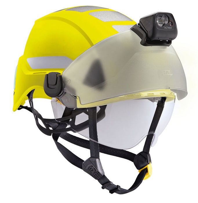 Hi-Viz Yellow with Protector for VIZIR Shadow, VIZIR Shadow, and Headlamp from Columbia Safety