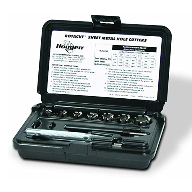 Hougen RotaCut Sheet Metal Cutter Kit from Columbia Safety