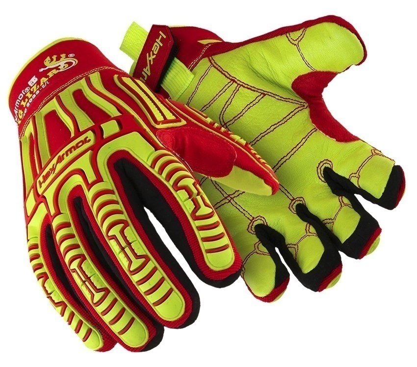 HexArmor Rig Lizard Arctic Leather Palm 2033 Gloves from Columbia Safety