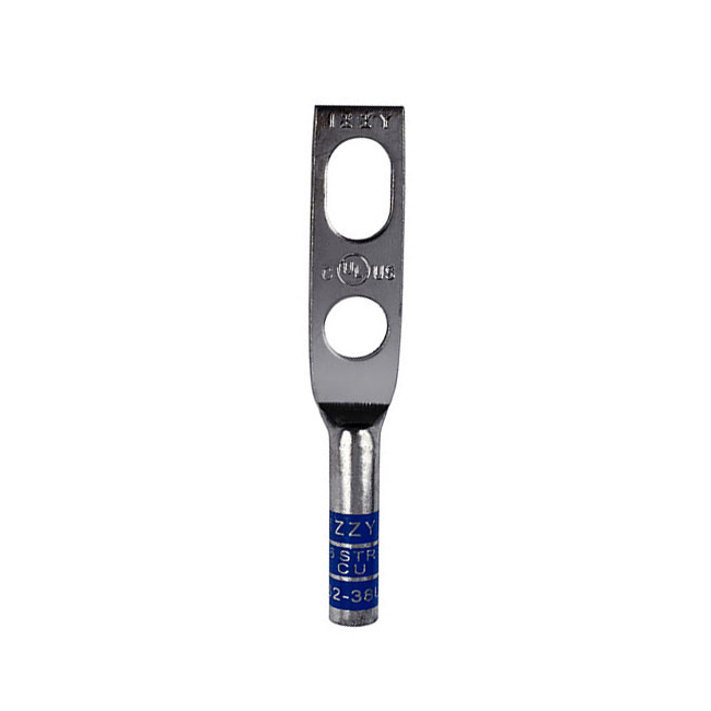 Izzy 2 Hole #6 Stranded Wire Lug (50 Pack) from Columbia Safety