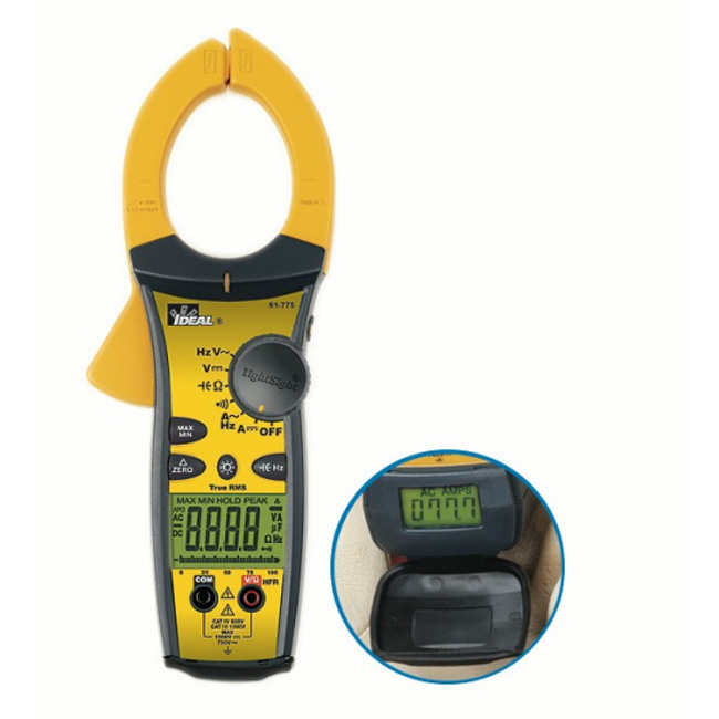 Ideal Industries 1000A AC/DC TRMS TightSight Clamp Meter from Columbia Safety