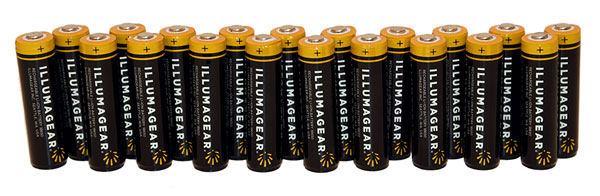 Illumagear 18650 Lithium Ion Rechargeable Batteries 20-Pack from Columbia Safety
