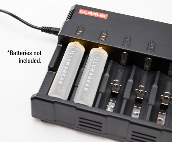 Illumagear Klarus C8 8-Bay Universal Battery Charger from Columbia Safety