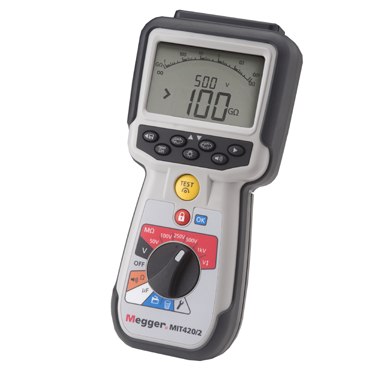 Megger MIT400-2 CAT IV Insulation Tester from Columbia Safety